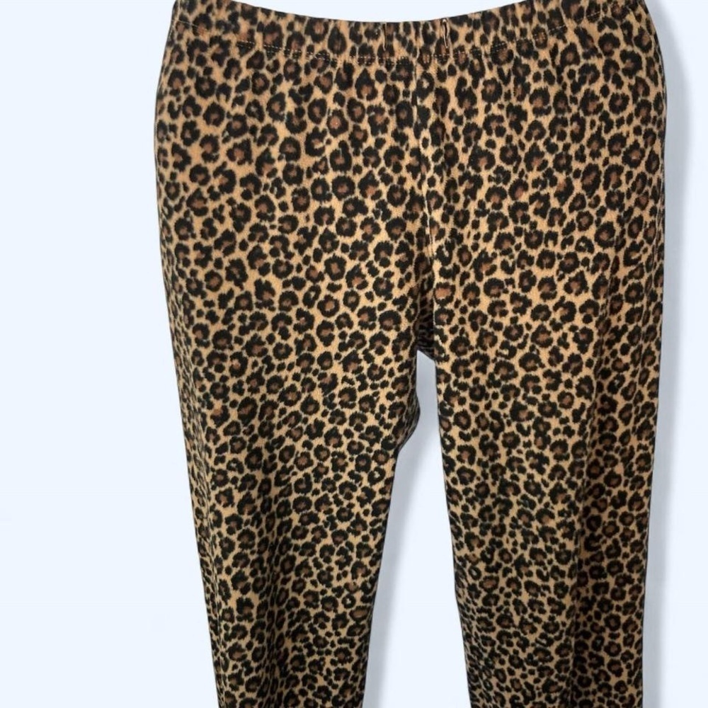 Simply Vera Vera Wang Leopard Print pajama Leggings S